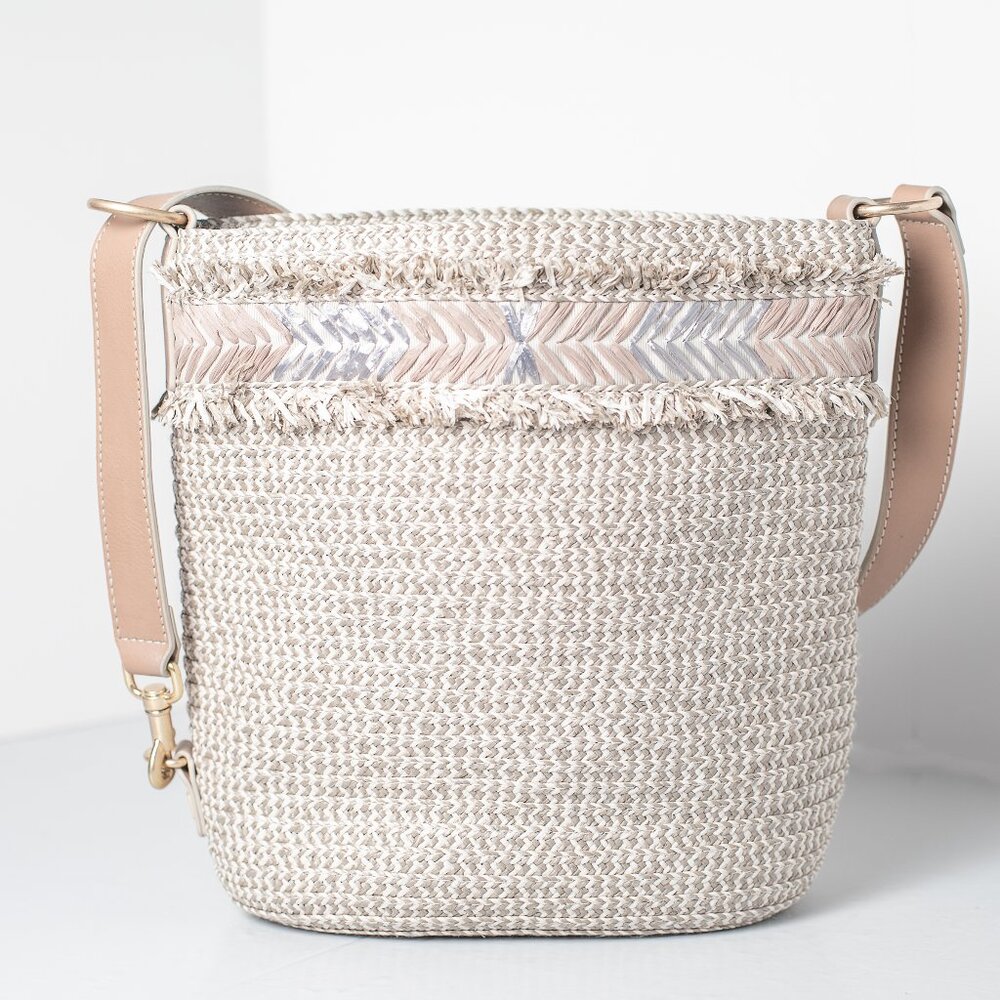 Eric Javits Straw Bucket Bag